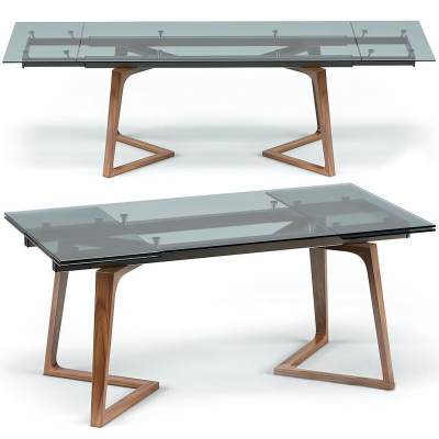 现代皮革单椅组合